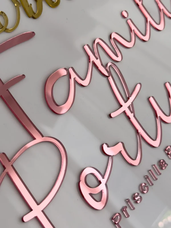Letreiro Personalizado em Acrílico para Parede - Imagem 2