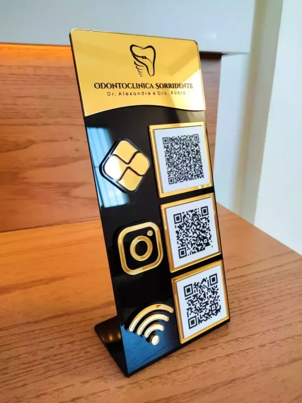 Display 3 QR Code Linha Linha Vértice - Imagem 13