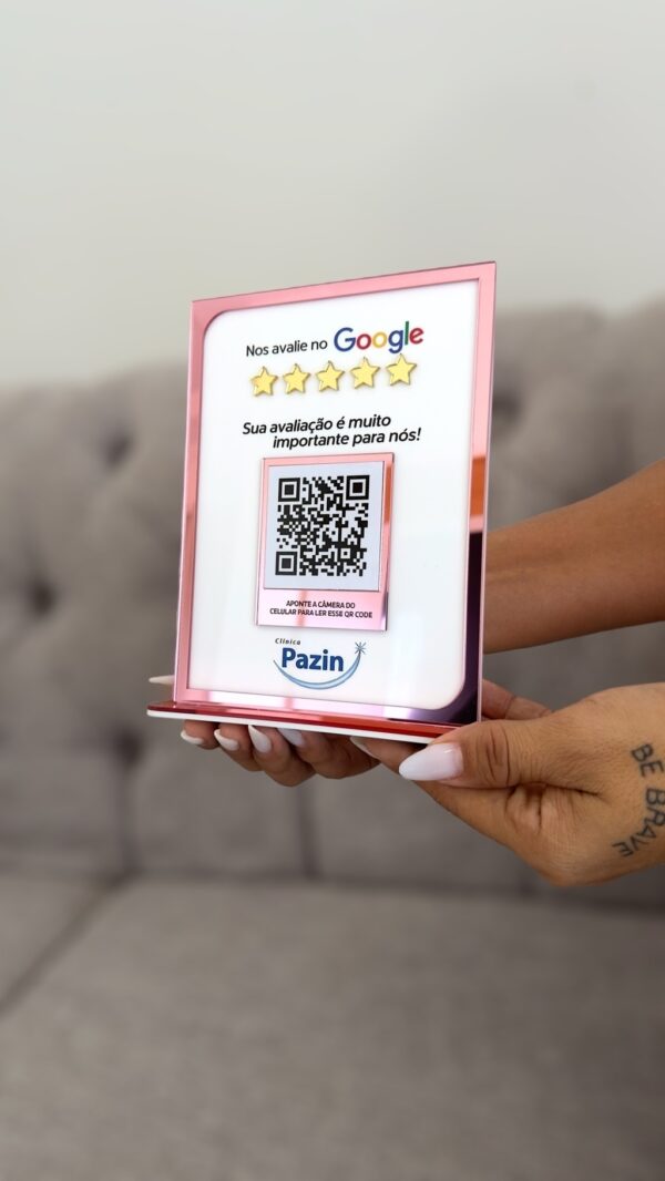 Display 1 QR Code Google Linha Lumière - Imagem 2