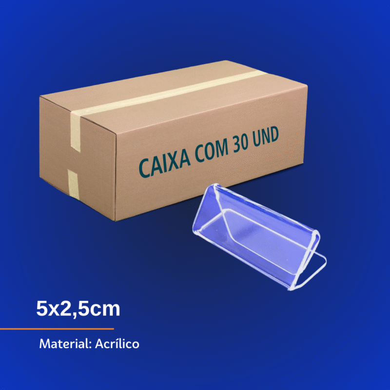 Display para Etiqueta de Preço – Acrílico 5x2,5cm