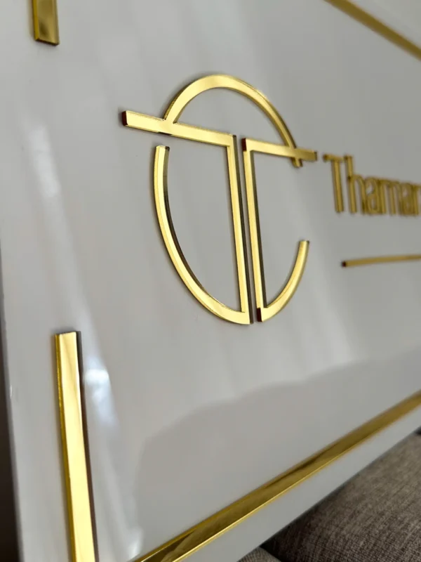 Placa Retangular com Logotipo em Acrílico - Imagem 7