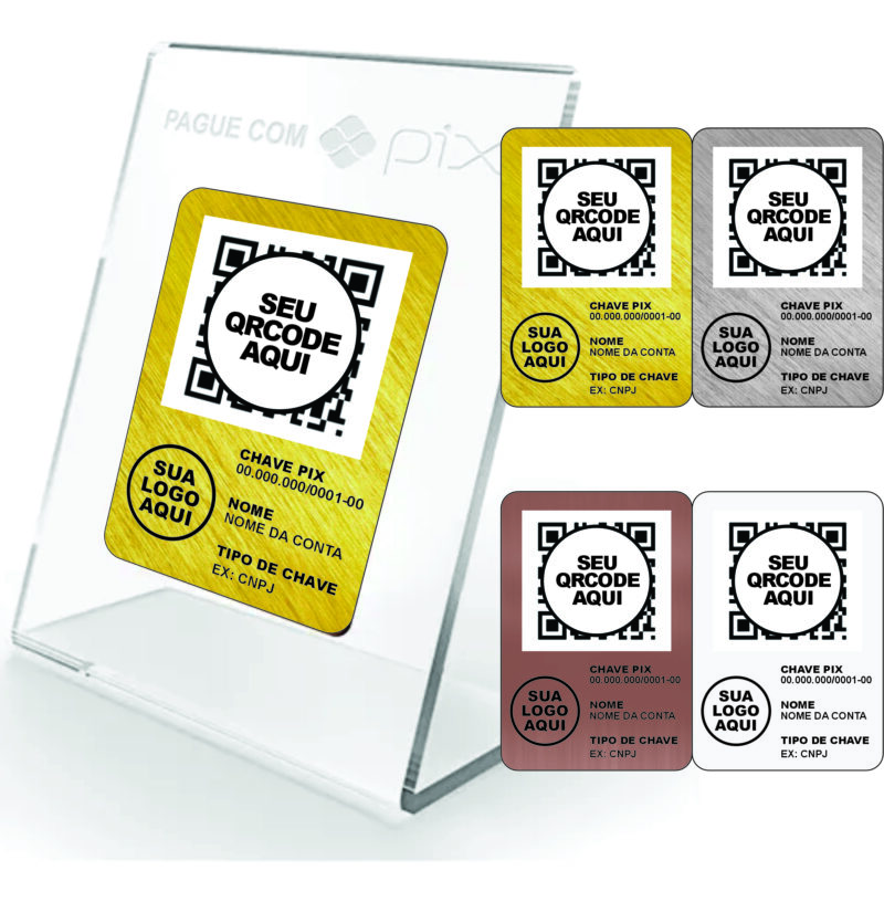 Display 1 QR Code Linha Lux
