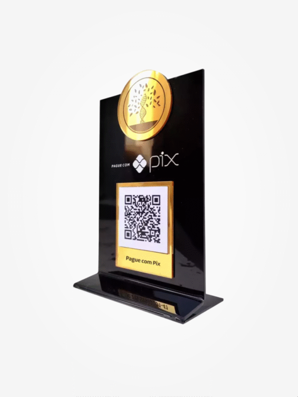 Display 1 QR Code Linha Corporativo