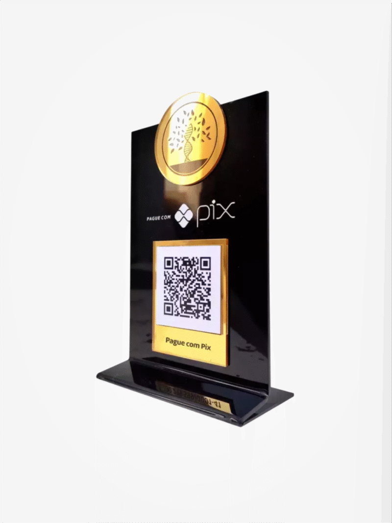 Display 1 QR Code Linha Corporativo