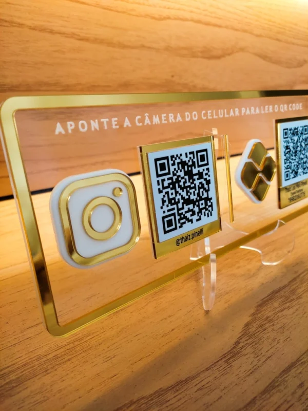 Display 2 QR Code Linha Luminaris - Imagem 4