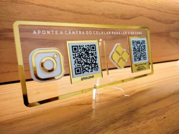 Display 2 QR Code Linha Luminaris - Imagem 5
