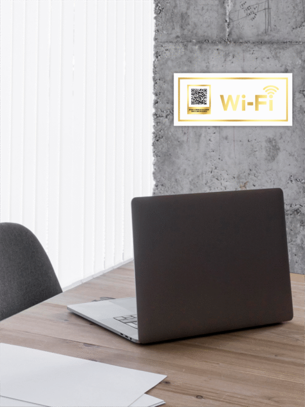 Display em Acrílico Personalizado com QRCode para Wi-Fi - Imagem 5