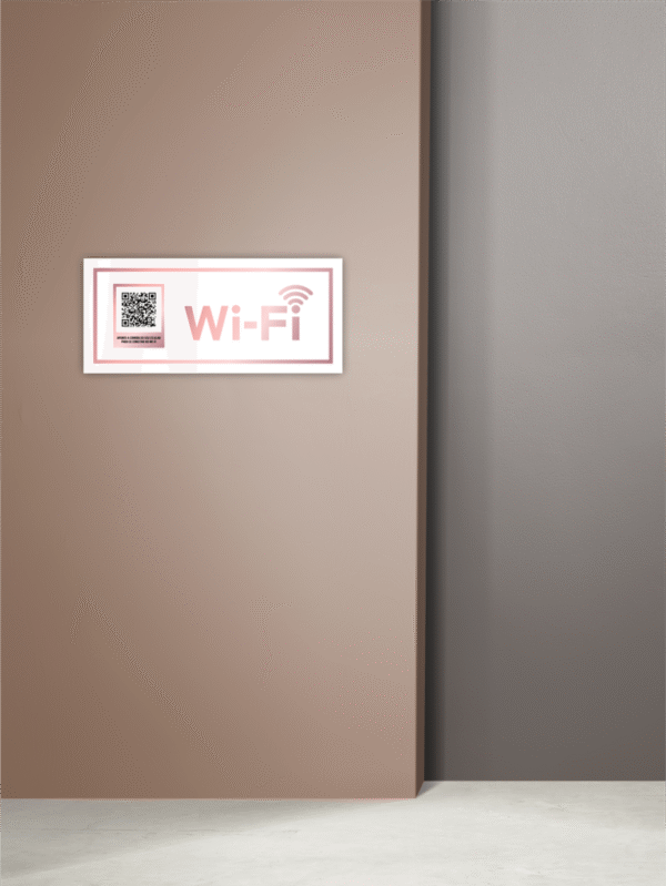 Display em Acrílico Personalizado com QRCode para Wi-Fi - Imagem 3