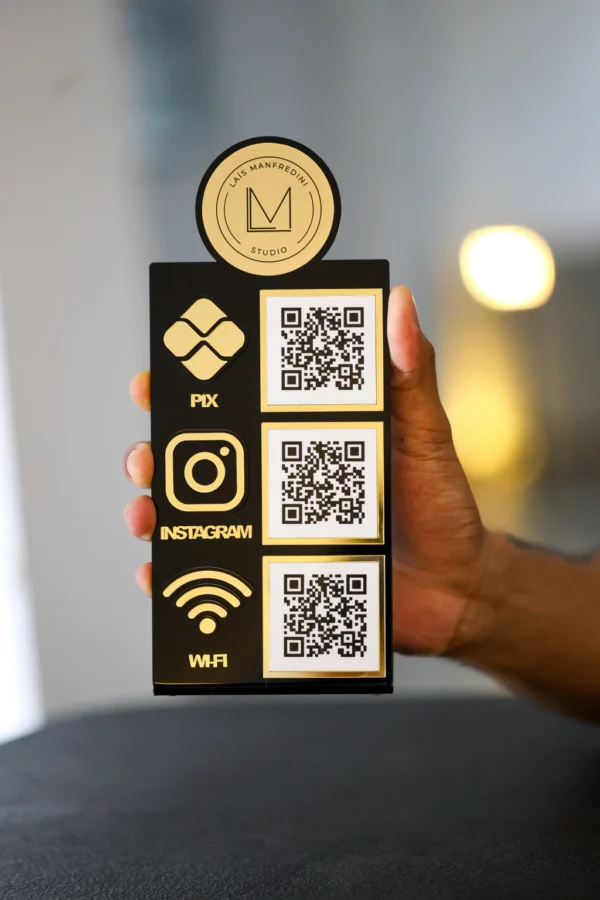 Display com 3 QR Codes Linha Triplus - Imagem 14