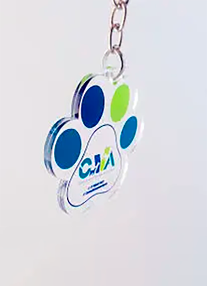 Chaveiro Personalizado de Acrílico e MDF